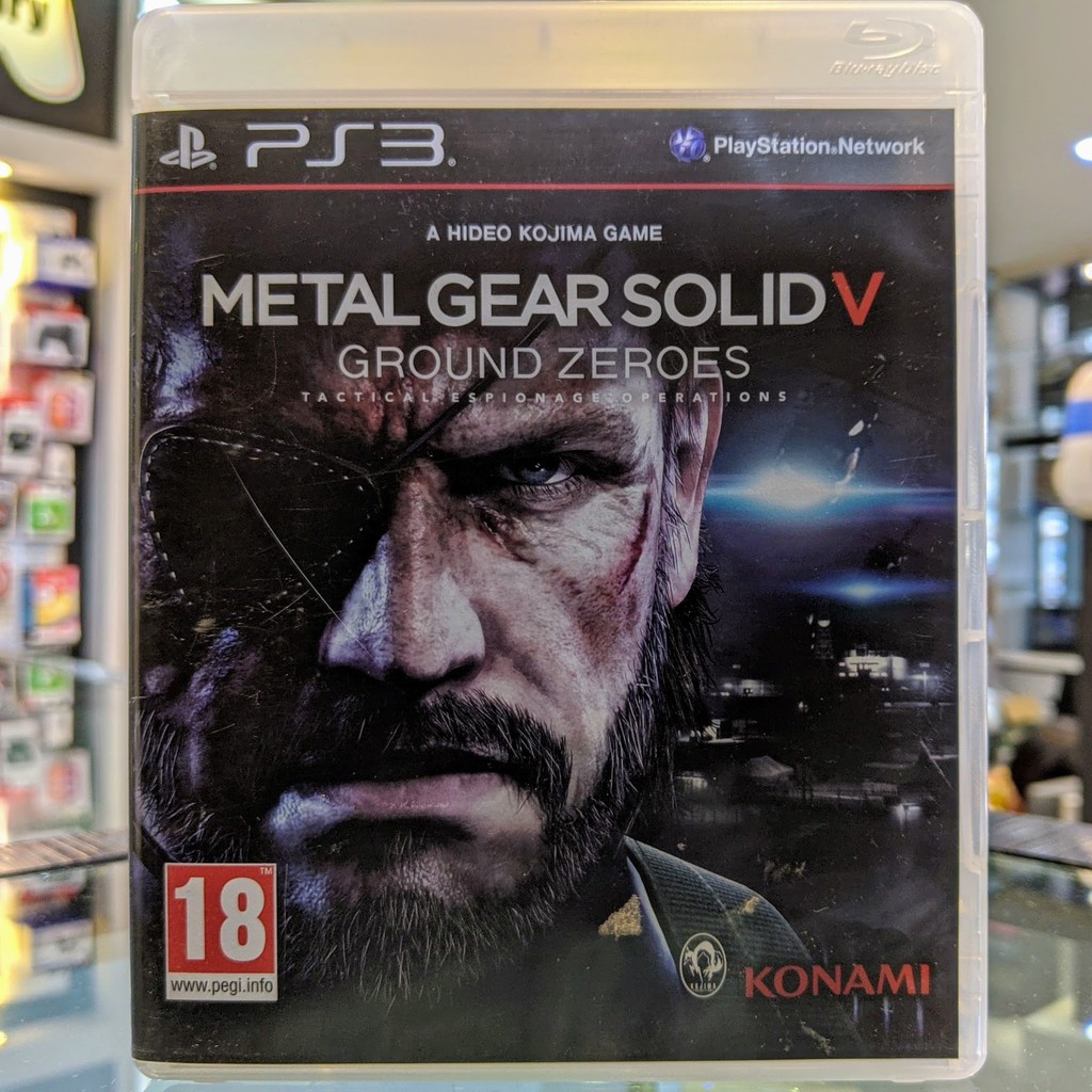 (ภาษาอังกฤษ) มือ2 Metal Gear Solid V Ground Zeroes แผ่นเกม PS3 แผ่นPS3 มือสอง