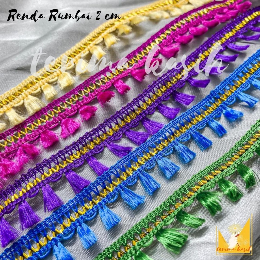 LACE 002 TASSEL 2CM ขอบคุณ