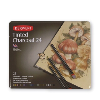 ชุดดินสอสีทินท์ชาร์โคล Derwent 2301691 (24 สี)
