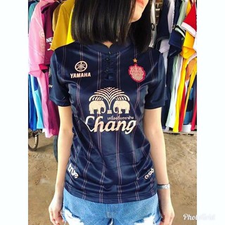 เสื้อบุรีรัมย์เข้ารูปสวยงาม รุ่นฮิต เสื้อผู้หญิง คอจีน .