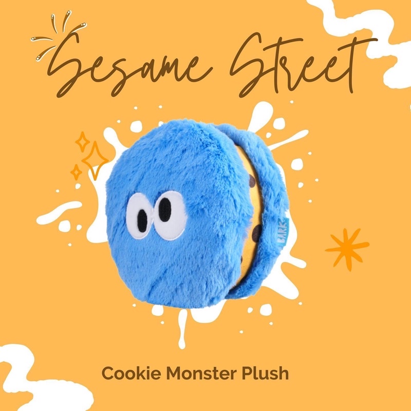 ของเล่นสุนัข Bark Shop - Cookie Monster Plush