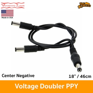 Voodoo Lab Voltage Doubler Cable PPY Center Negative 18V / 24V สายไฟ เอฟเฟคกีต้าร์ made in USA