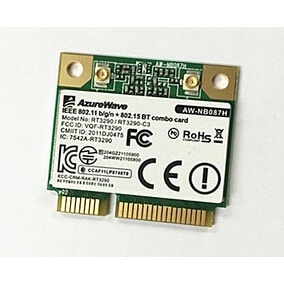 AzureWave AW-NB087H-LE RT3290LE RT3290 150Mbps 802.11b/g/n Half Mini PCIe PCI-Express BT3.0 Wlan การ