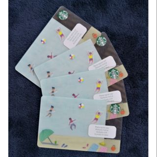 Starbucks Thailand 2017 Sea Sun Beach card