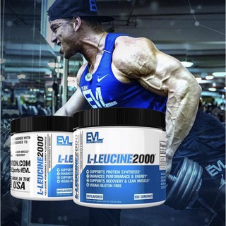 New 🌟🌟PreOrder✅ EVLution Nutrition, L-Leucine2000, Unflavored, 7.05 oz (200 g)🇺🇸