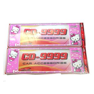 กรอบป้ายกันน้ำ cd9999​ kitty ยาวยาว