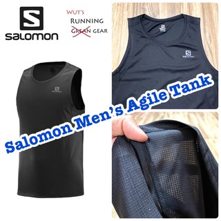 เสื้อวิ่ง Salomon Men’s agile Tank (Black) size M