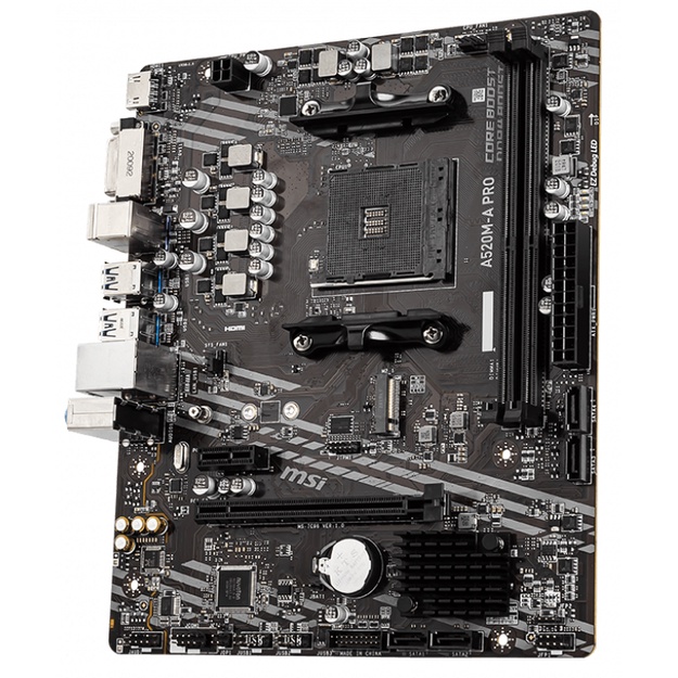 MAINBOARD (เมนบอร์ด) AM4 MSI A520M-A PRO ประกัน 3 ปี