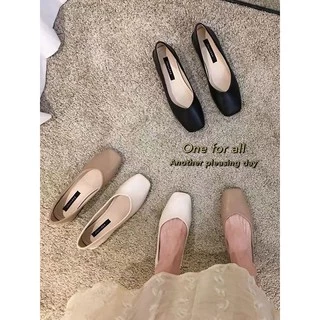 TX170 รองเท้าคัชชู Soft Curve หนังนิ่ม 3สี พร้อมส่ง