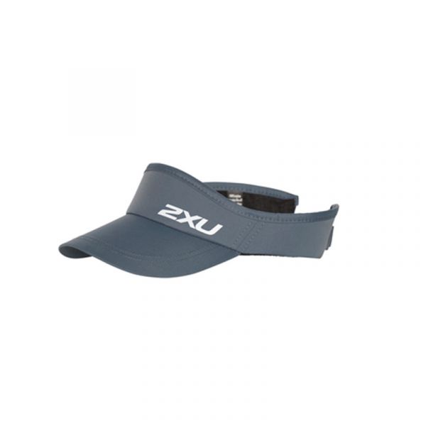 2XU หมวก RUN VISOR UNISEX#UQ5686F-TRBWHT