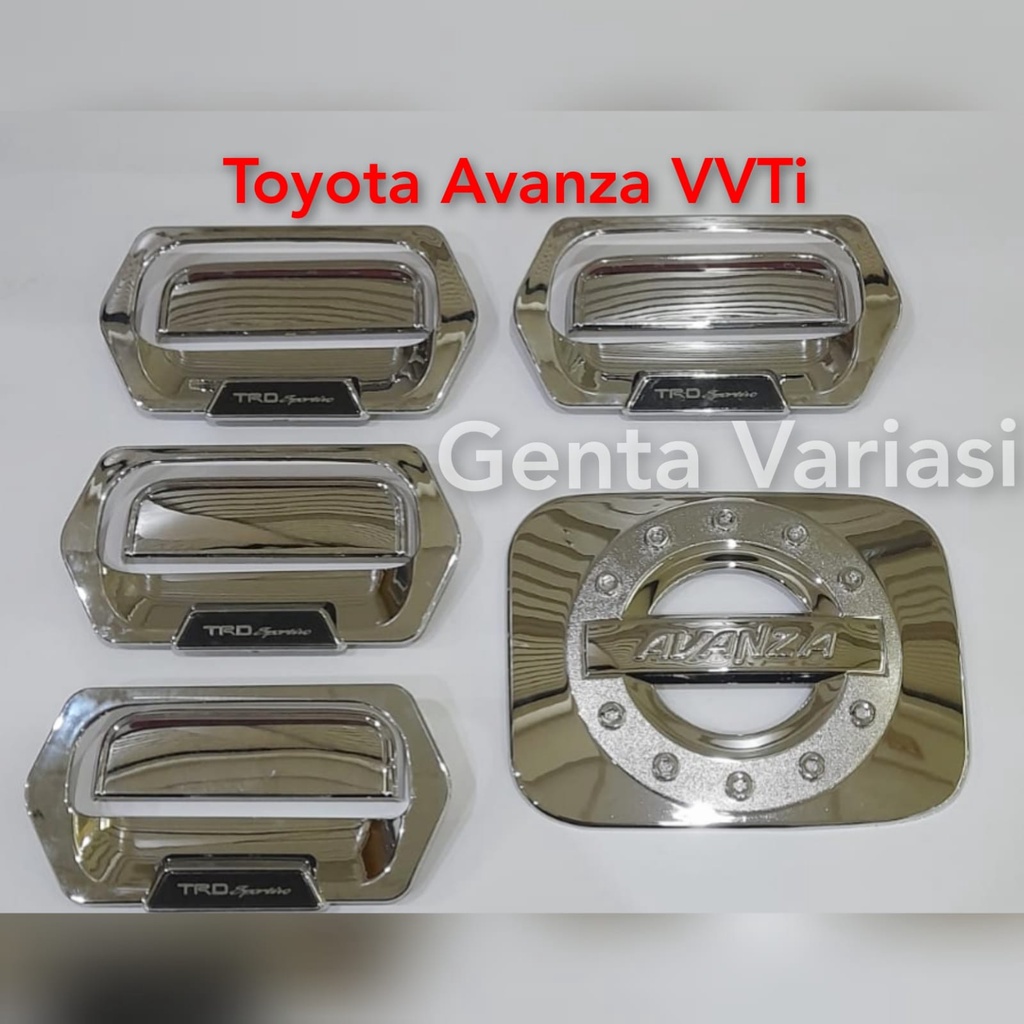 Avanza VVTI Chrome แพ็คเกจมือจับประตูด้านนอก