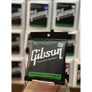 สายกีต้าร์โปร่งและไฟฟ้า Gibson โปร่งเบอร์ 10 ไฟฟ้าเบอร์ 9 ใน 1ซอง มี 6เส้น