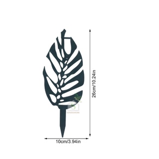 (🔥ค่าส่งถูก) ก้านค้ำไม้เลื้อย รูปใบไม้ รูปกระบองเพชร ไม้ค้ำบอน ไม้ค้ำต้นไม้ ก้านพยุงต้นไม้ ที่ค้ำต้นไม้ ที่ยันต้นไม้