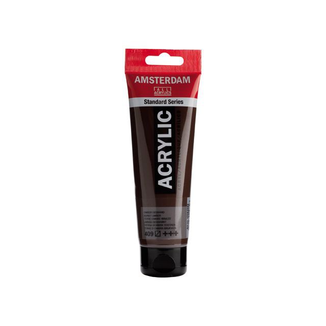 (KTS)สี AMSTERDAM  Acrylic 120ml. #409 Burnt Umber