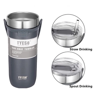 ฝาปิดแก้วTyeso550/710ml รุ่นทีมีหูหิ้ว มี4สี ฝาแก้วtyeso