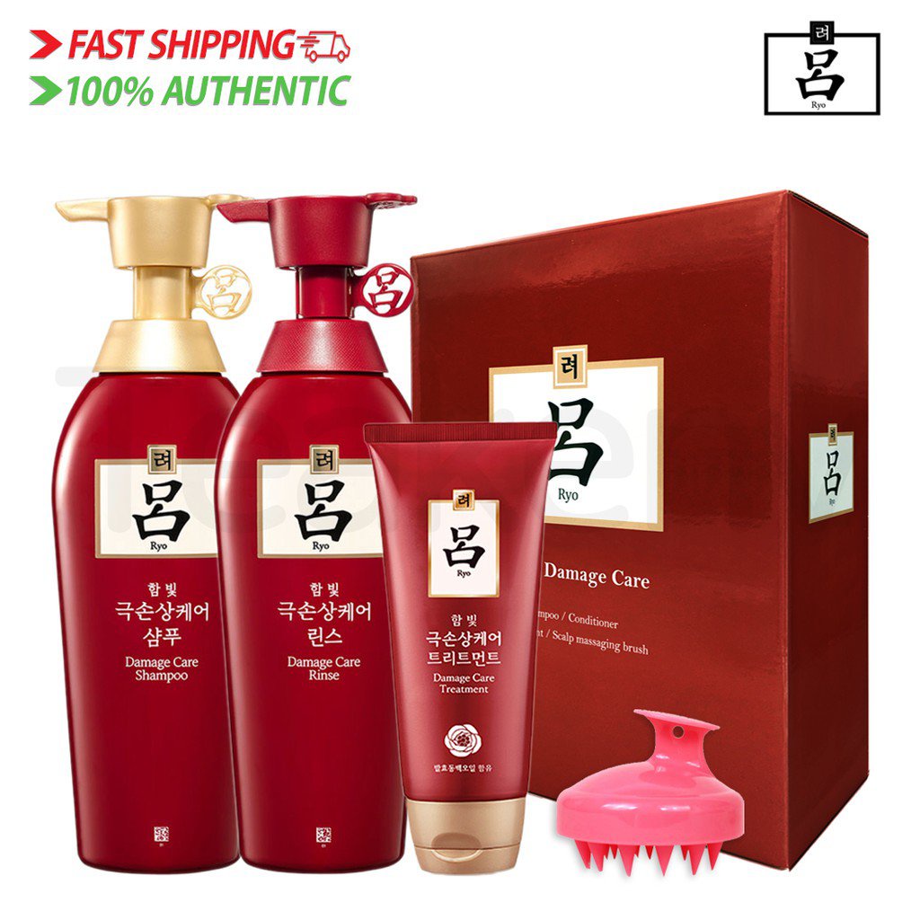 Ryo Korean Herbal Anti Hair loss Damaged Hair Shampoo, Conditioner