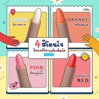 ( 1 กล่อง 12 ชิ้น ) SHEENE MOISTURIZER LIP CARE 2g. ชีนเน่ มอยส์เจอร์ไรเซอร์ ลิปแคร์ ลิปมัน ลิปบำรุงริมฝีปาก