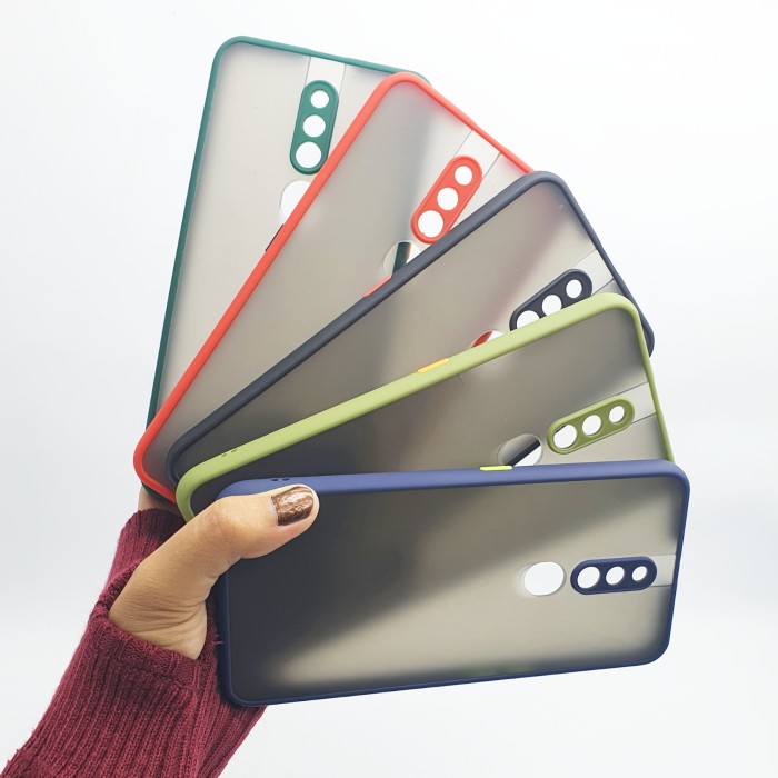 เคสโทรศัพท์มือถือ แบบแข็ง สีมาการอง สําหรับ Oppo F11 Pro My Choise Case Dove Case Macaron