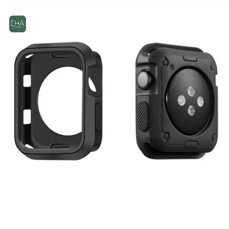 เคสแอปเปิ้ลวอช  พร้อมส่ง Case Silicon เคส สําหรับ appl.e watch series 8 7 6 5 4 3 2 1 ขนาด38/40/41/42/44/45mm ราคา ถูกที่สุด ดีลบีเคเค แกลเลอรีภาพที่ 5