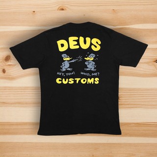 เสื้อยืด ลาย Deus EX MACHINA DAFT สีดํา ของแท้