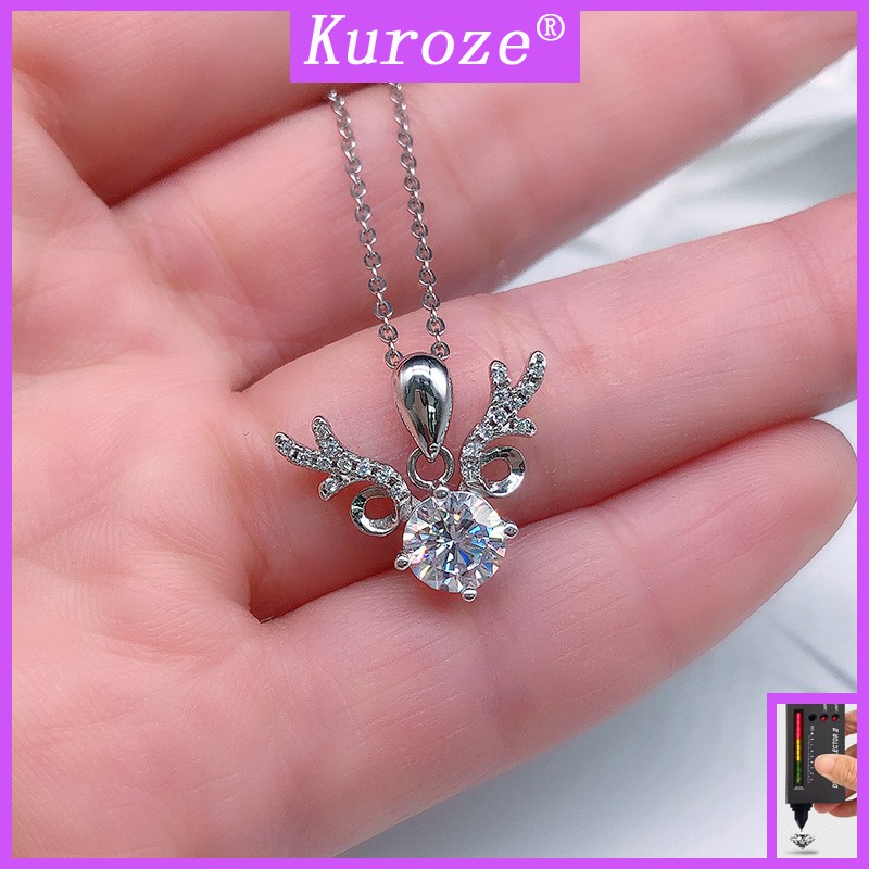 [GRA] สร้อยคอพร้อมจี้ Moissanite Platinum Pt950