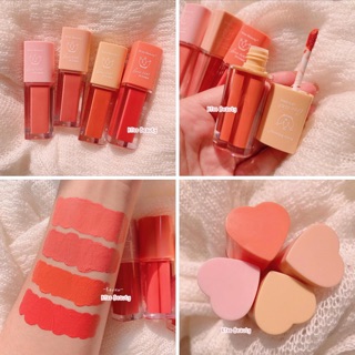 ลิปสติก &amp; บลัชออน &amp; อายแชโดว์ Kiss Beauty ทาตา แก้ม ปาก เนื้อครีม สีสวย เกลี่ยง่าย กันน้ำ กันเหงื่อ ติดทนนาน