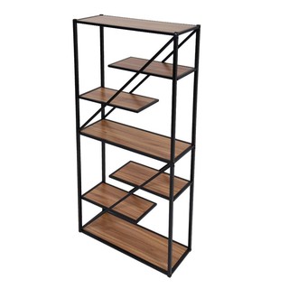 Shelf SHELVING UNIT FURDINI HM-ST30256G PB WALNUT Multipurpose furniture Home &amp; Furniture ชั้นวางของ ชั้นวางของ FURDINI