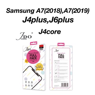 ฟิล์มกระจกใสเต็มจอ samsung a7(2018) a7(2019) j4plus j6plus j4core