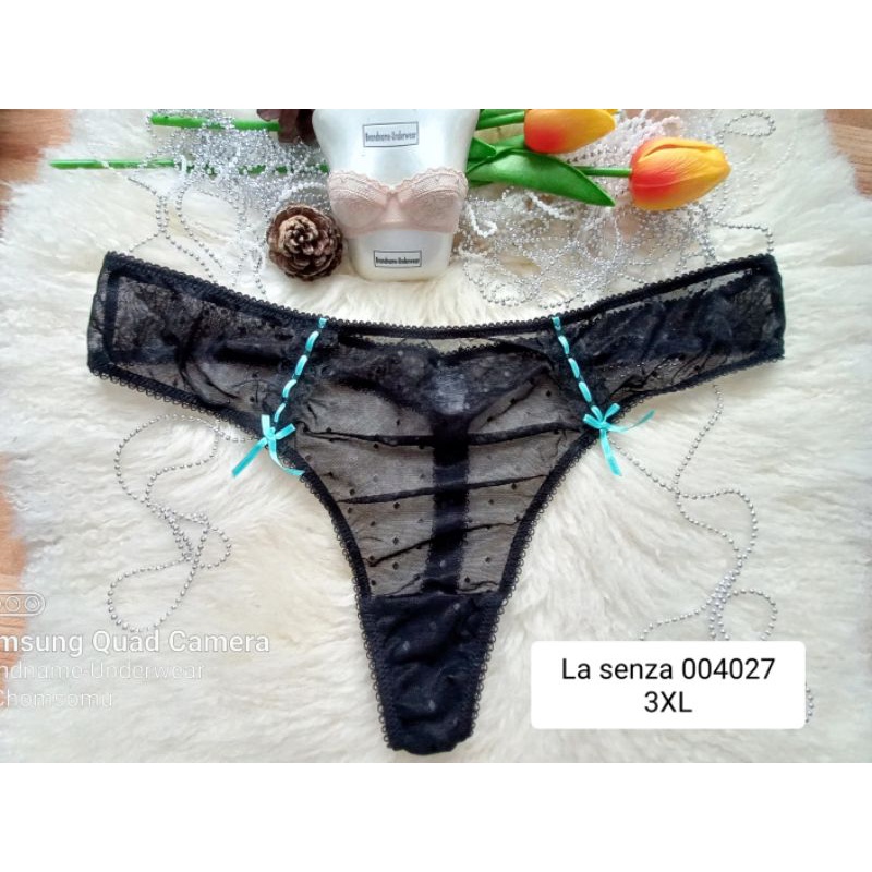 L@ senza Size XS,S,M,L,XL,2XL,,3XL ชุดชั้นใน/กางเกงใน ทรงจีสตริง G-string 004027