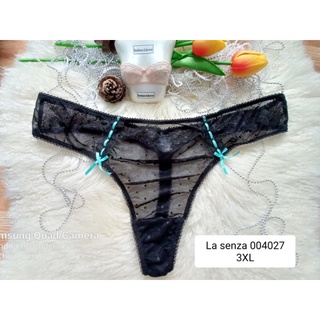 L@ senza Size XS,S,M,L,2XL,3XL ชุดชั้นใน/กางเกงใน ทรงจีสตริง G-string 004027