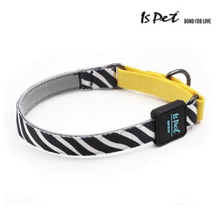 ISPET - P-shape Collar (CL0101) ปลอกคอสุนัข แบบฝึก (Black/White/Yellow)