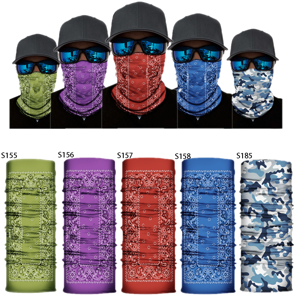 FANCY Anti Dust UV Buff Bandana Head ผ้าพันคอรถจักรยานยนต์จักรยานตกปลากีฬา Topeng ที่คาดผมกลางแจ้ง
