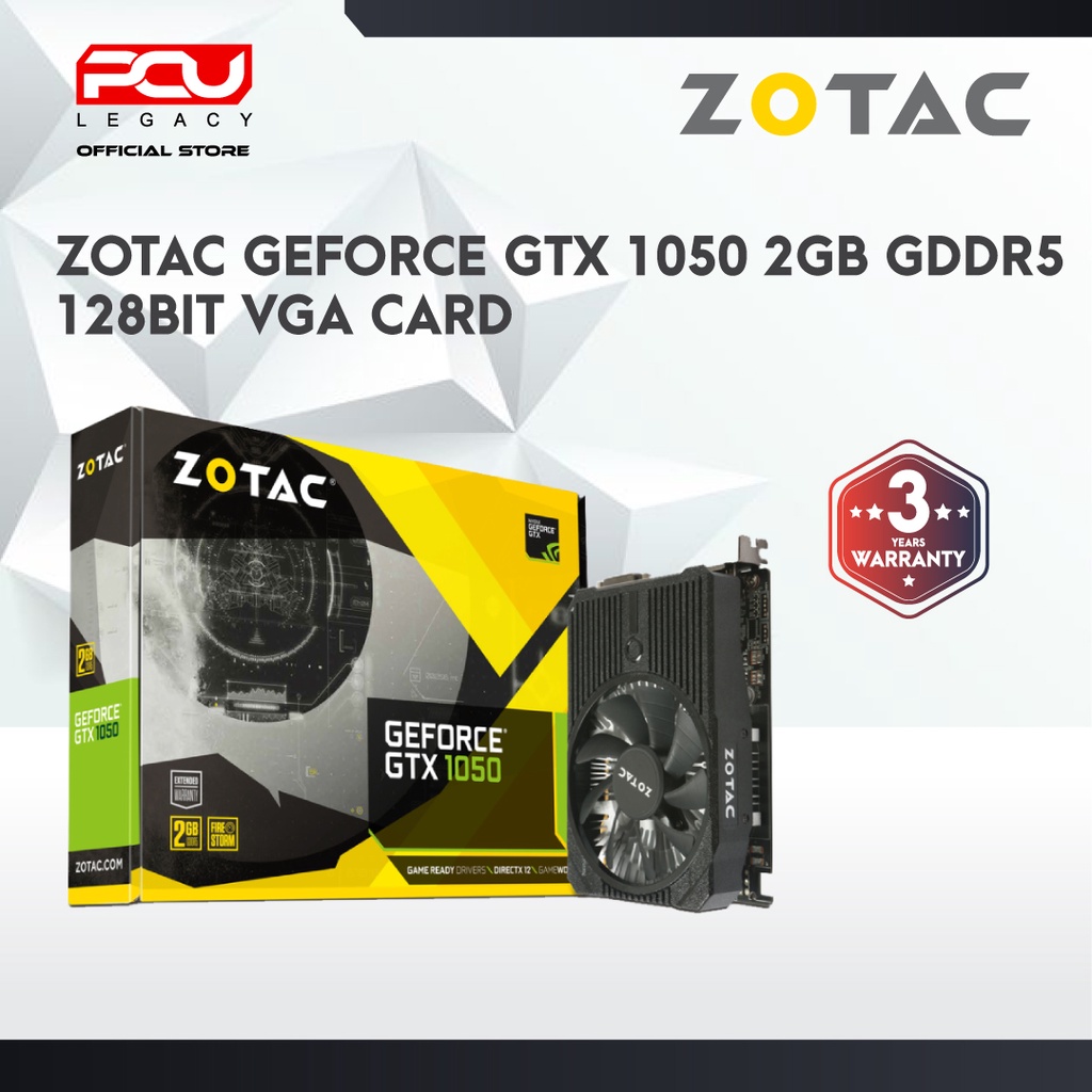 Zotac GAMING GeForce GTX 1050 2GB / GTX 1050 TI 4GB / GTX 1650 4GB / GTX 1650 OC