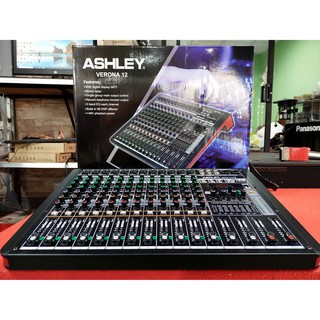 มิกซ์เซอร์ Ashley VERONA 12 มี Bluetooth-USB,MP3,Recording