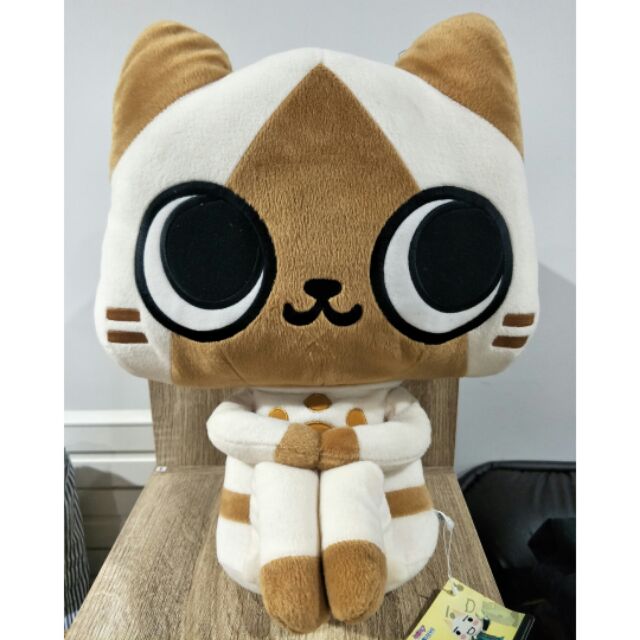 Airou ตุ๊กตาแมว จากเกมส์ Monster Hunter Airou. 🐱ป้ายห้อยมือ1 ป้ายญี่ปุ่น