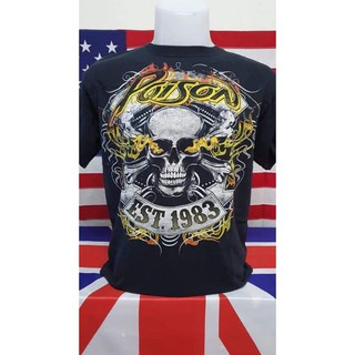 เสื้อ วง Poison บล็อคย้อนปี 1983 ตอกปี 2012 ลิขสิทธิ์แท้ ป้ายบิน เท่ห์ๆ โดนๆ คัดเด็ดๆมาราคาถูกๆ  Vintage