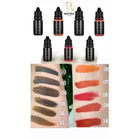 สี Matina สีสักคิ้วมาติน่า สีMatina - pheeraya89 - ThaiPick