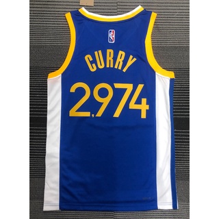 เสื้อกีฬาแขนกุด ลายทีม Nba Jersey Golden State Warriors Curry 2974 22 Sports 2022 พลัสไซซ์ ทรงหลวม ของขวัญวันเกิด