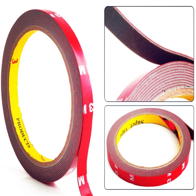 3Mเทปกาว2หน้า แรงยึดติดสูง ทนแรงดึง เหนียว ทนน้ำความร้อนได้ดี ใช้ในงานตกแต่งรถยนต์ได้ทั้งภายในและภาย