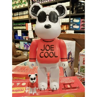 Bearbrick x Peanuts 100%&amp;400% Set -Joe Cool Snoopy  โมเดล แบบริค Figure bearbrick