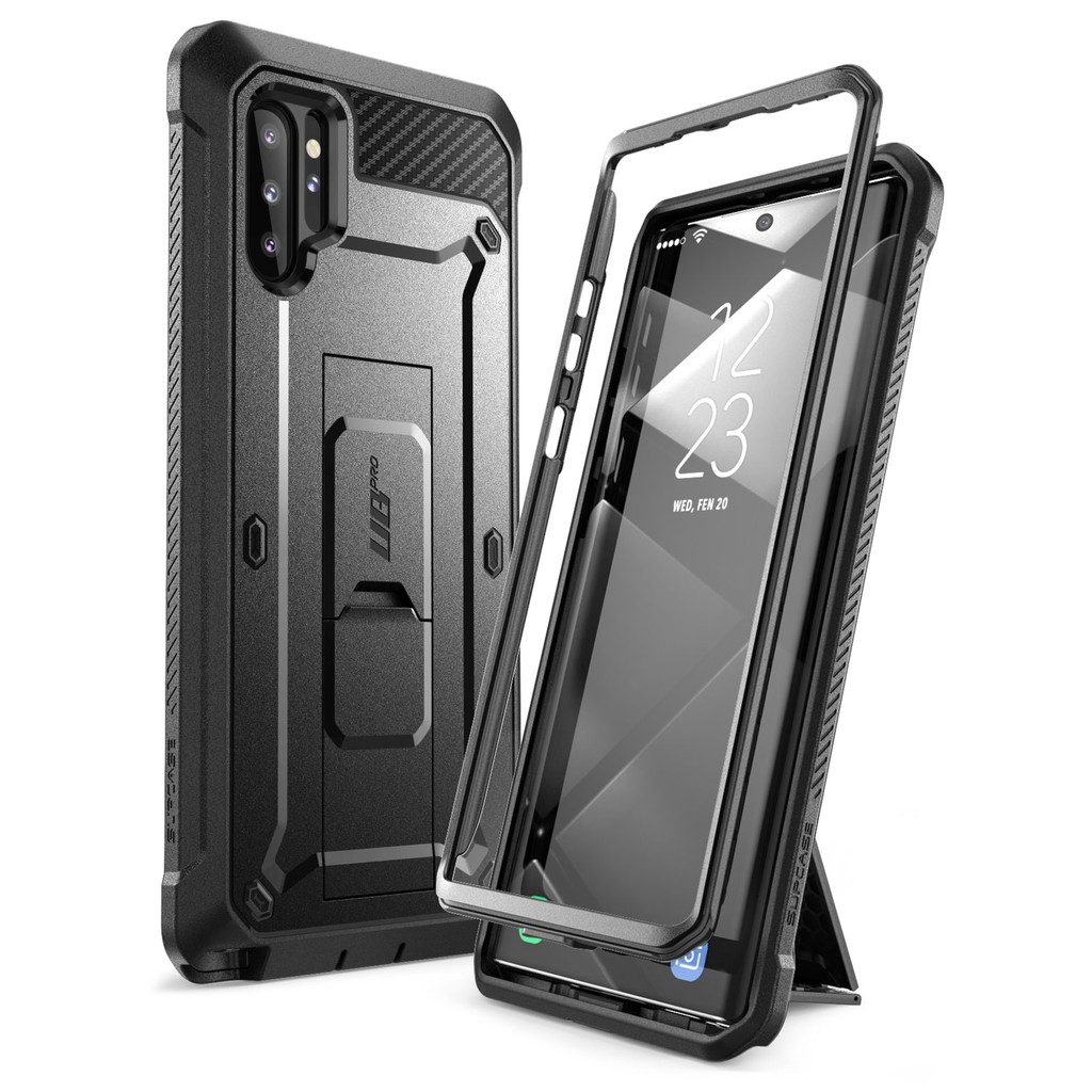 Supcase UB Pro เคสสําหรับ Galaxy Note 10/10 Plus/9 กรณี Samsung Full Body ปลอกกันกระแทกพร้อมขาตั้งซองหนัง