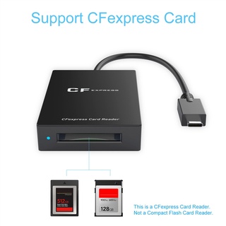 Cfexpress อะแดปเตอร์การ์ดรีดเดอร์ Type B USB3.1 Gen 2 Type C