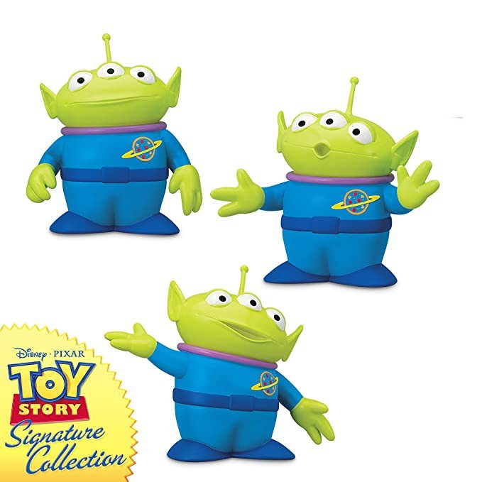 Disney Pixar : Toy Story Space Alien (Green man) ฟิกเกอร์รุ่น 6 นิ้ว สินค้าจาก Disney Store London ครบชุด 3 แบบ