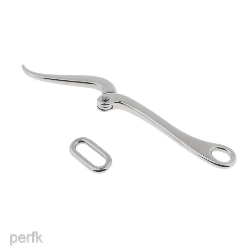 Perfeclan 4"/6" Pelican Hook for Boat Guard Rail Type 316 Stainless