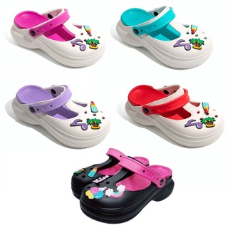 Baoji Collection บาโอจิ รองเท้าแตะ รองเท้าแบบสวม รองเท้าหัวโต ผู้หญิง W Clog MM Rainbow B037-125 (560)