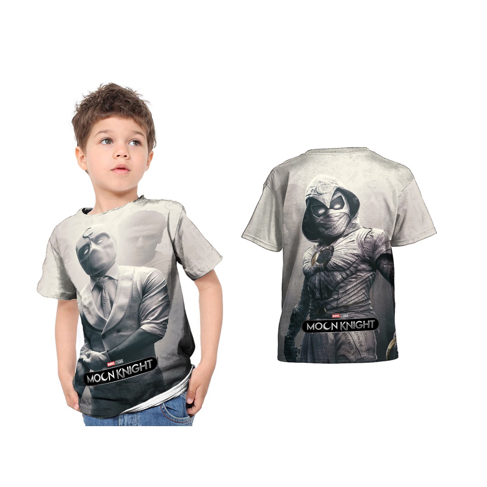 Tinishop - เสื้อยืดเด็ก Moon Knight Motif | เสื้อยืดพิมพ์ลายเด็ก Moon Knight