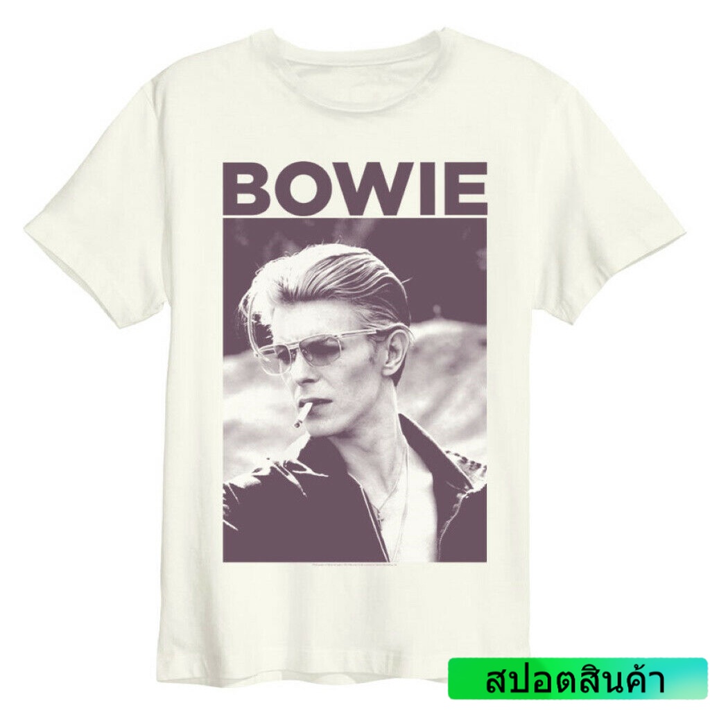 เสื้อยืด ผ้าฝ้าย พิมพ์ลาย David Bowie บุหรี่ธรรมชาติ สวมใส่สบาย 2022