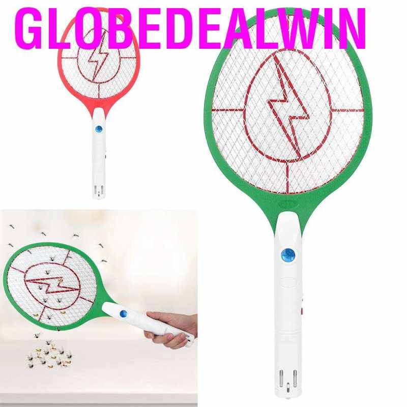 Globedealwin EU Plug 220V Electric Bug Zapper Racket Handheld ...