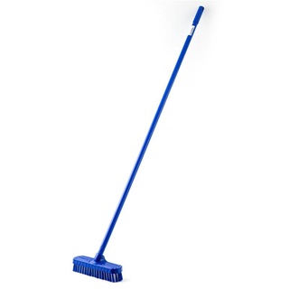 แปรงพื้นหัวพลาสติก ด้ามยาว สีน้ำเงิน NCL FB-002 แปรงขัดอเนกประสงค์ Plastic head floor brush, long handle, blue NCL FB-00