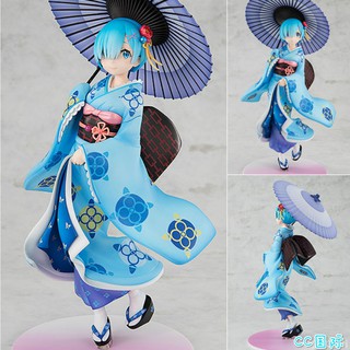 Figure ฟิกเกอร์ Model โมเดล Re Zero รีเซทชีวิต ฝ่าวิกฤตต่างโลก Blue Rem เรม Starting Life in Another World Ukiyo-e